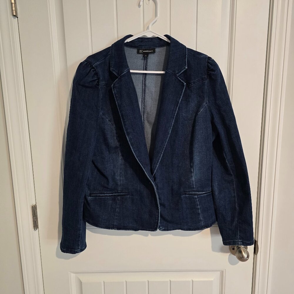 I.N.C. International Concept Jean Blazer XL Cotton